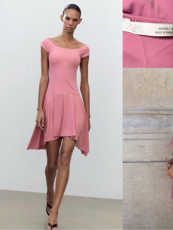 Zara Dresses & Skirts - Zara High Low Pink Dress
